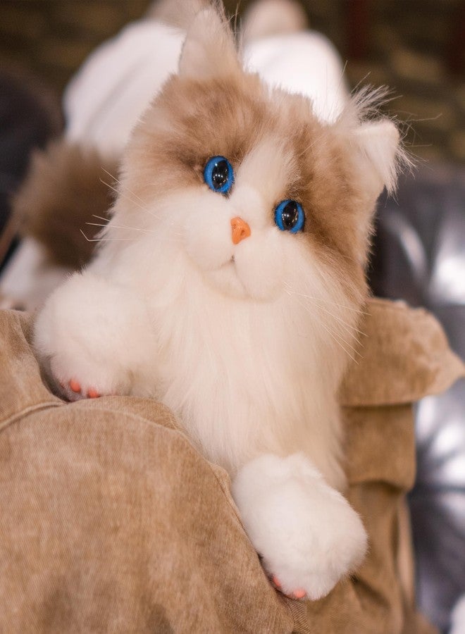 Chongker Stuffed Animals Handmade Realistic Cat Plush Toy for Elderly Adults Women Kids Cat Pet Lover Surprise Gifts - Image 3